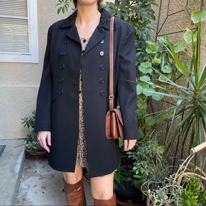 New vintage black Lauren Ralph Lauren wool coat
